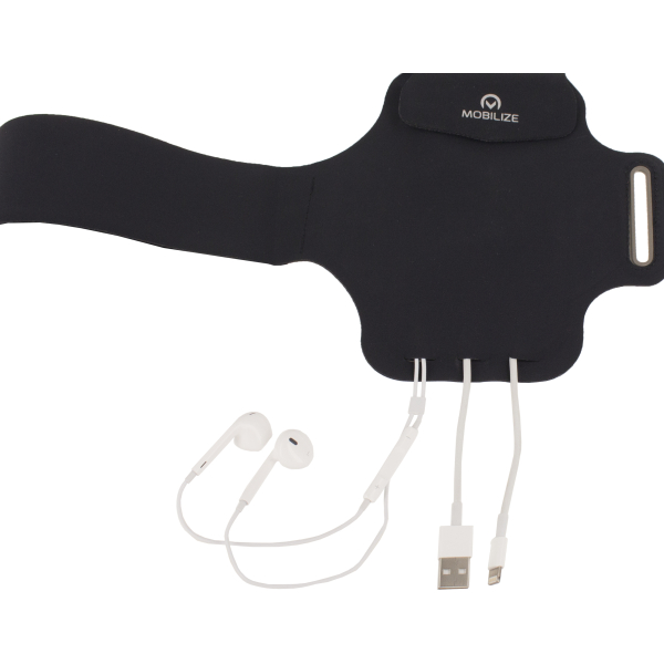 Mobilize Premium Universal Lycra Arm Strap 5" Black - Afbeelding 5