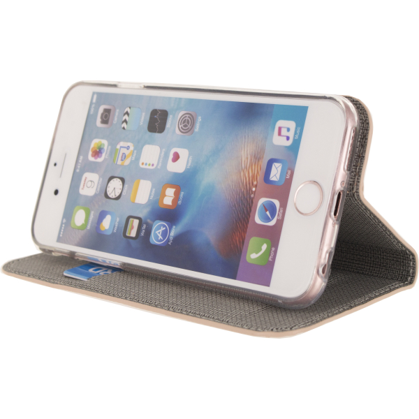 Mobilize Premium Gelly Book Case Apple Iphone 6/6S Alligator Coral Pink - Afbeelding 4