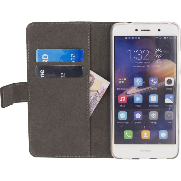 Mobilize Classic Gelly Wallet Book Case Huawei Y7 Prime Black - Afbeelding 3