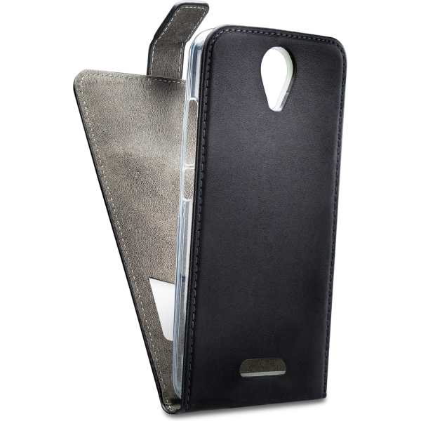 Mobilize Classic Gelly Flip Case Wiko Harry Black - Afbeelding 2