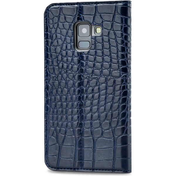 Mobilize Premium Gelly Book Case Samsung Galaxy A8 2018 Alligator Indigo Blue - Afbeelding 2