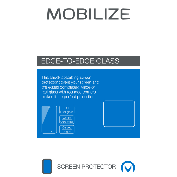 Mobilize Edge-To-Edge Glass Screen Protector Apple Iphone X/Xs Front And Back Pack Silver Full Glue - Afbeelding 2