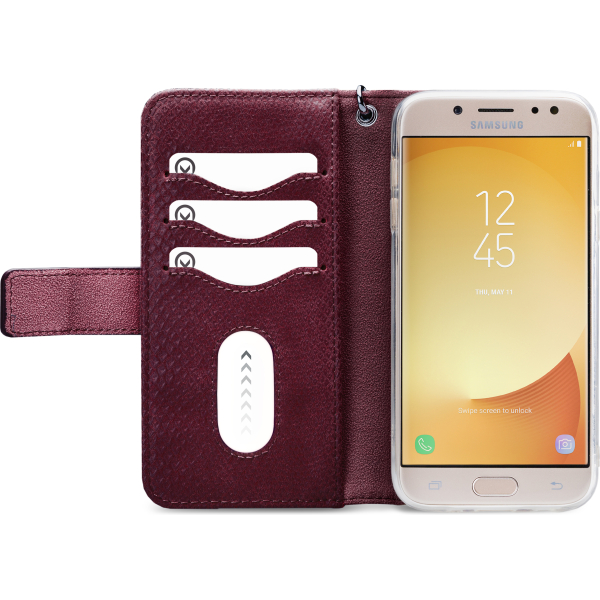 Mobilize 2In1 Gelly Zipper Case Samsung Galaxy J5 2017 Bordeaux - Afbeelding 3