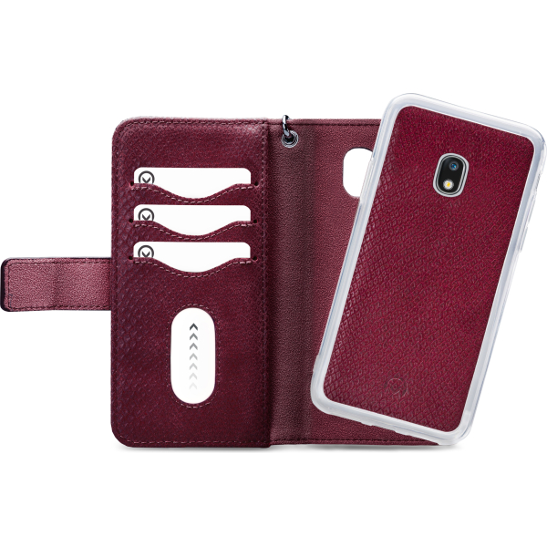 Mobilize 2In1 Gelly Zipper Case Samsung Galaxy J5 2017 Bordeaux - Afbeelding 4