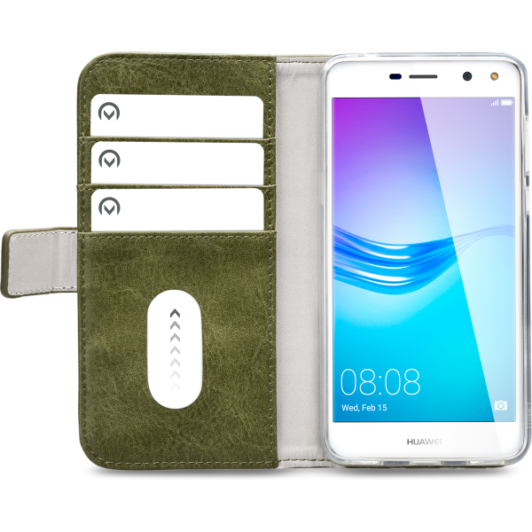 Mobilize Elite Gelly Wallet Book Case Huawei Y5 2017/Y6 2017 Green - Afbeelding 4