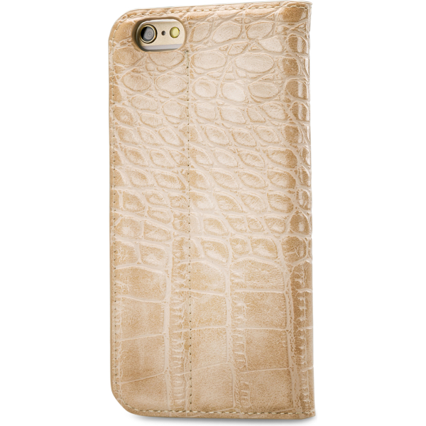 Mobilize Premium Gelly Book Case Apple Iphone 6/6S Alligator Peanut Brown - Afbeelding 2