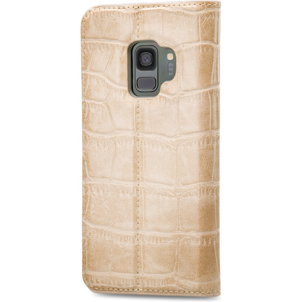 Mobilize Premium Gelly Book Case Samsung Galaxy S9 Alligator Peanut Brown - Afbeelding 2