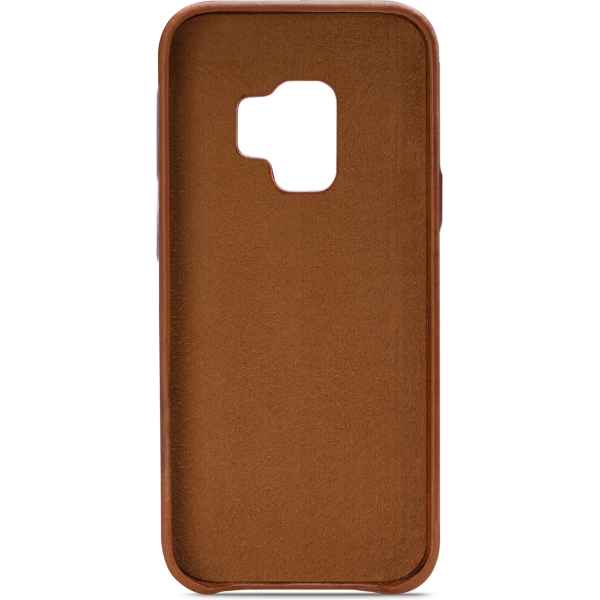 Senza Desire Leather Cover With Card Slot Samsung Galaxy S9 Burned Cognac - Afbeelding 2