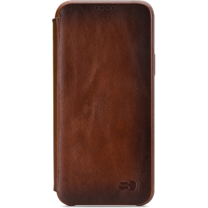 Senza Desire Skinny Leather Wallet Samsung Galaxy S9 Burned Cognac