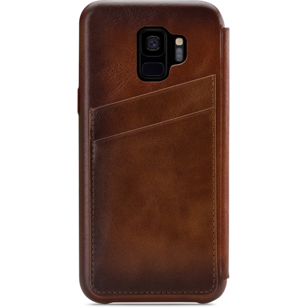 Senza Desire Skinny Leather Wallet Samsung Galaxy S9 Burned Cognac - Afbeelding 2