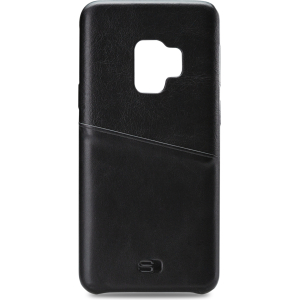 Senza Pure Leather Cover With Card Slot Samsung Galaxy S9 Deep Black