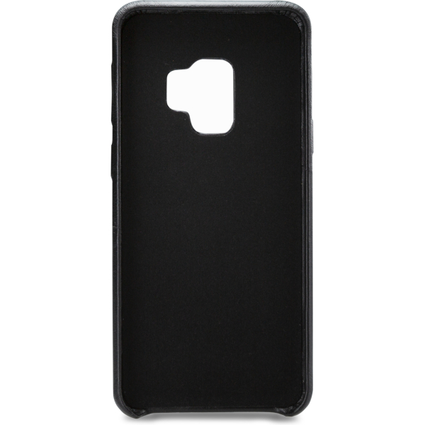 Senza Pure Leather Cover With Card Slot Samsung Galaxy S9 Deep Black - Afbeelding 2