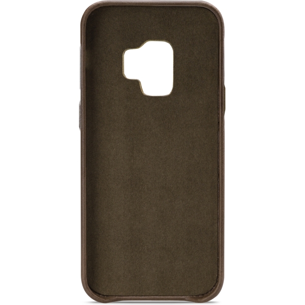 Senza Desire Leather Cover With Card Slot Samsung Galaxy S9 Burned Olive - Afbeelding 2