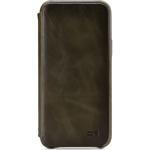 Senza Desire Skinny Leather Wallet Samsung Galaxy S9 Burned Olive