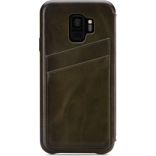 Senza Desire Skinny Leather Wallet Samsung Galaxy S9 Burned Olive - Afbeelding 2