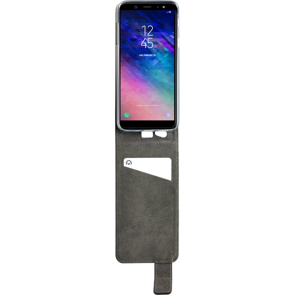 Mobilize Classic Gelly Flip Case Samsung Galaxy A6+ 2018 Black - Afbeelding 3