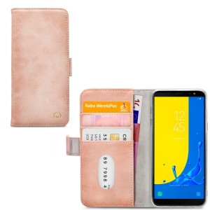 Mobilize Elite Gelly Wallet Book Case Samsung Galaxy J6 2018 Soft Pink