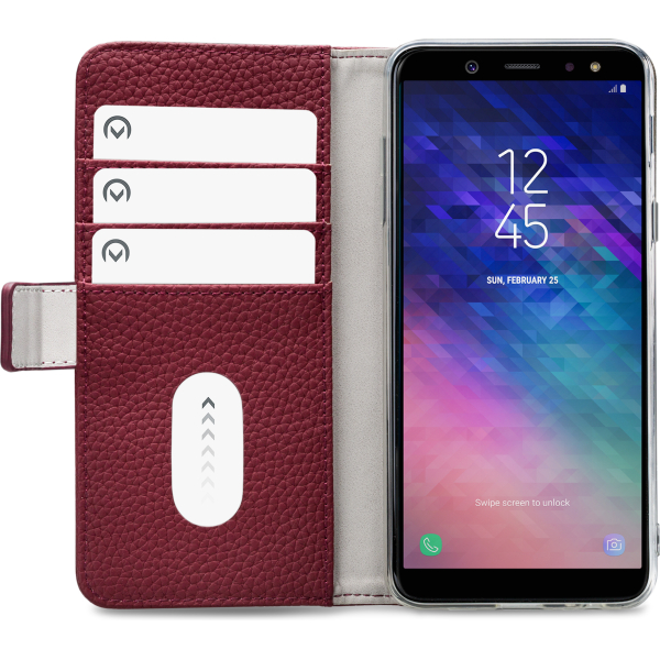 Mobilize Elite Gelly Wallet Book Case Samsung Galaxy A6+ 2018 Burgundy - Afbeelding 3