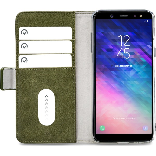 Mobilize Elite Gelly Wallet Book Case Samsung Galaxy A6+ 2018 Green - Afbeelding 4