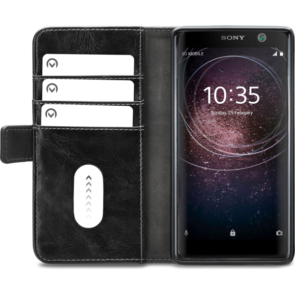 Mobilize Elite Gelly Wallet Book Case Sony Xperia Xa2 Plus Black - Afbeelding 4