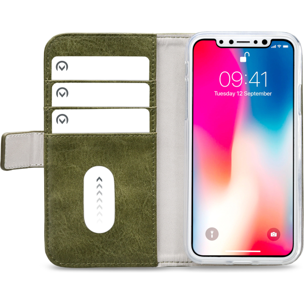 Mobilize Elite Gelly Wallet Book Case Apple Iphone Xs Max Green - Afbeelding 4
