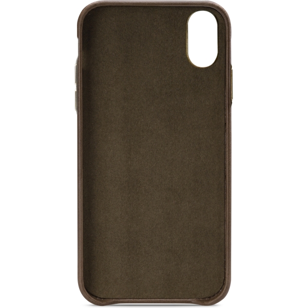Senza Desire Leather Cover With Card Slot Apple Iphone Xr Burned Olive - Afbeelding 2