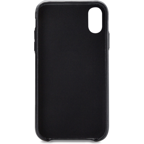 Senza Pure Leather Cover With Card Slot Apple Iphone Xs Max Deep Black - Afbeelding 2