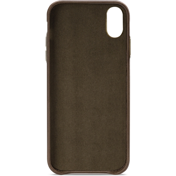 Senza Desire Leather Cover Apple Iphone Xs Max Burned Olive - Afbeelding 2