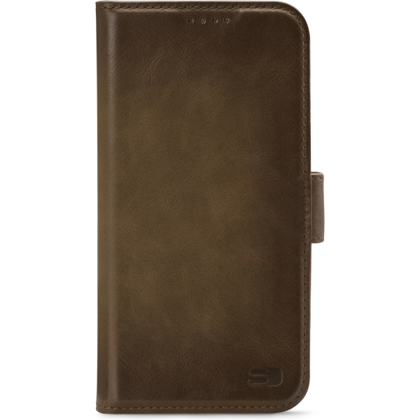 Senza Desire Leather Wallet Apple Iphone Xs Max Burned Olive