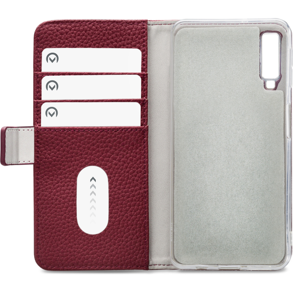 Mobilize Elite Gelly Wallet Book Case Samsung Galaxy A7 2018 Burgundy - Afbeelding 3