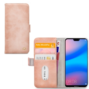 Mobilize Elite Gelly Wallet Book Case Huawei P20 Lite Soft Pink