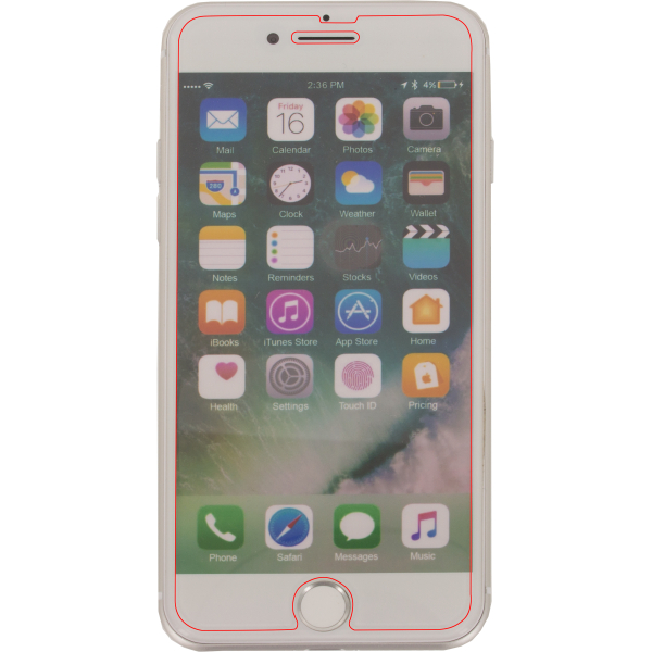 My Style Tempered Glass Screen Protector For Apple Iphone 6/6S Clear (10-Pack) - Afbeelding 2