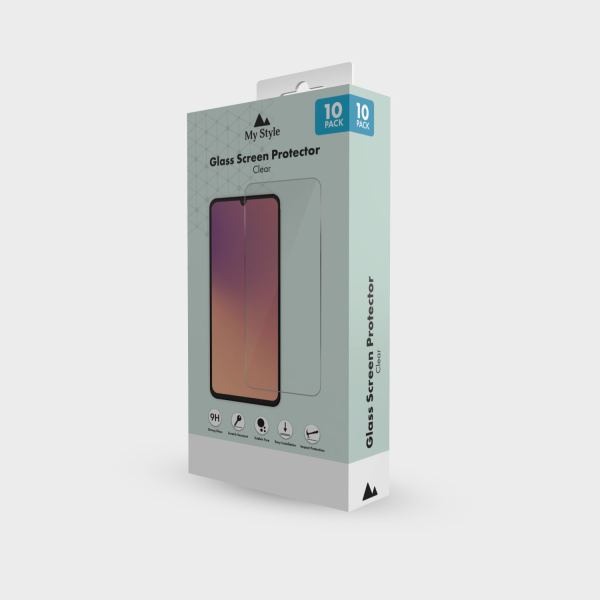 My Style Tempered Glass Screen Protector For Apple Iphone Xr/11 Clear (10-Pack) - Afbeelding 3