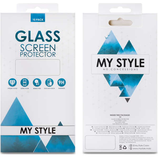 My Style Tempered Glass Screen Protector For Samsung Galaxy J3 2017 Clear (10-Pack) - Afbeelding 4