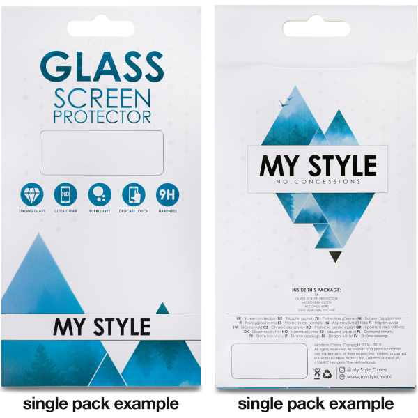My Style Tempered Glass Screen Protector For Samsung Galaxy J3 2017 Clear (10-Pack) - Afbeelding 6
