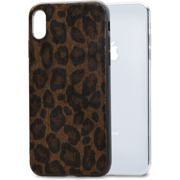 Mobilize Gelly Case Apple Iphone X/Xs Dark Brown Leopard