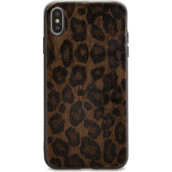 Mobilize Gelly Case Apple Iphone X/Xs Dark Brown Leopard - Afbeelding 2