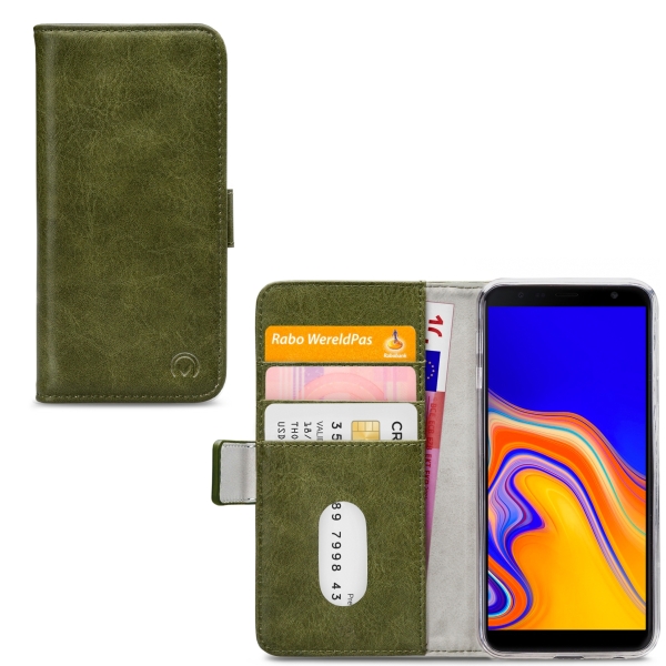 Mobilize Elite Gelly Wallet Book Case Samsung Galaxy J4+ Green