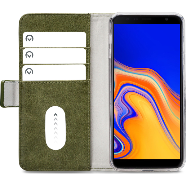 Mobilize Elite Gelly Wallet Book Case Samsung Galaxy J4+ Green - Afbeelding 4