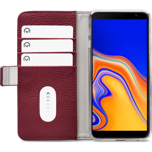 Mobilize Elite Gelly Wallet Book Case Samsung Galaxy J4+ Burgundy - Afbeelding 3