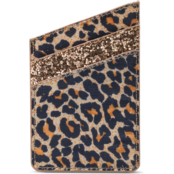 My Style Universal Sticky Card Pocket Gold Leopard