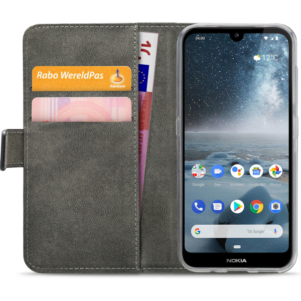 Mobilize Classic Gelly Wallet Book Case Nokia 4.2 Black - Afbeelding 3