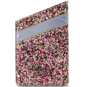 My Style Universal Sticky Card Pocket Silver Glitter