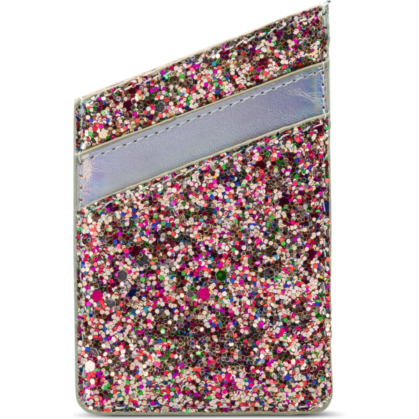 My Style Universal Sticky Card Pocket Silver Glitter