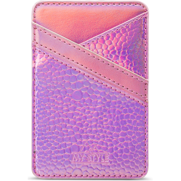 My Style Universal Sticky Card Pocket Pink Shimmer