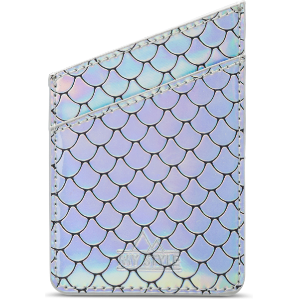 My Style Universal Sticky Card Pocket Silver Mermaid