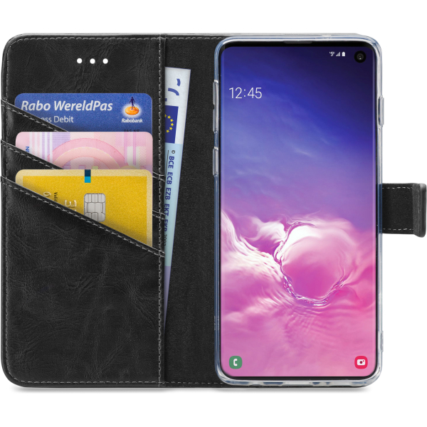 My Style Flex Wallet For Samsung Galaxy S10 Black - Afbeelding 3