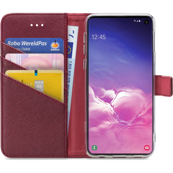 My Style Flex Wallet For Samsung Galaxy S10E Bordeaux - Afbeelding 3