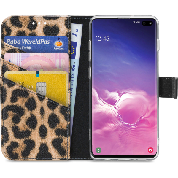 My Style Flex Wallet For Samsung Galaxy S10+ Leopard - Afbeelding 3