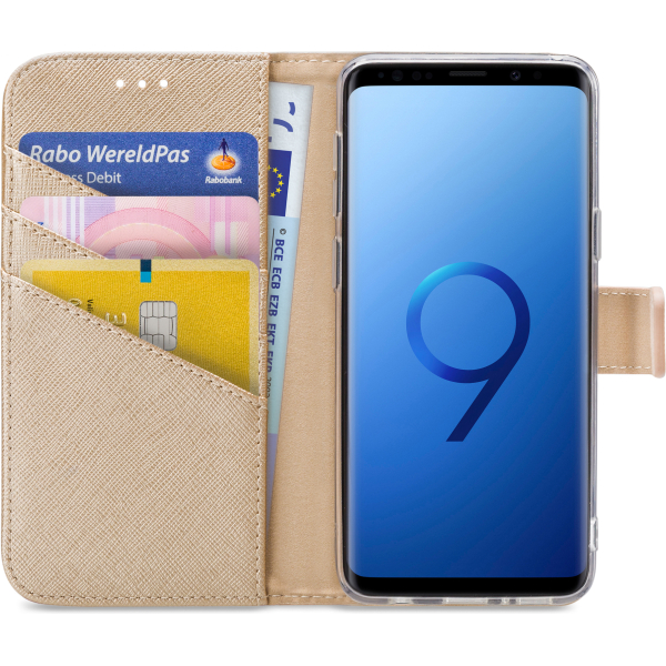 My Style Flex Wallet For Samsung Galaxy S9 Gold - Afbeelding 3